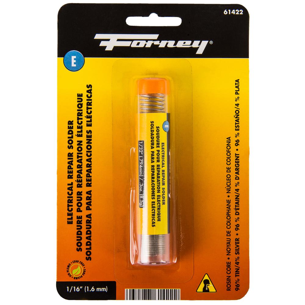 Forney 1/8 in. 1 lb. Solid Wire 50/50 Tin Lead Solder38111 The Home