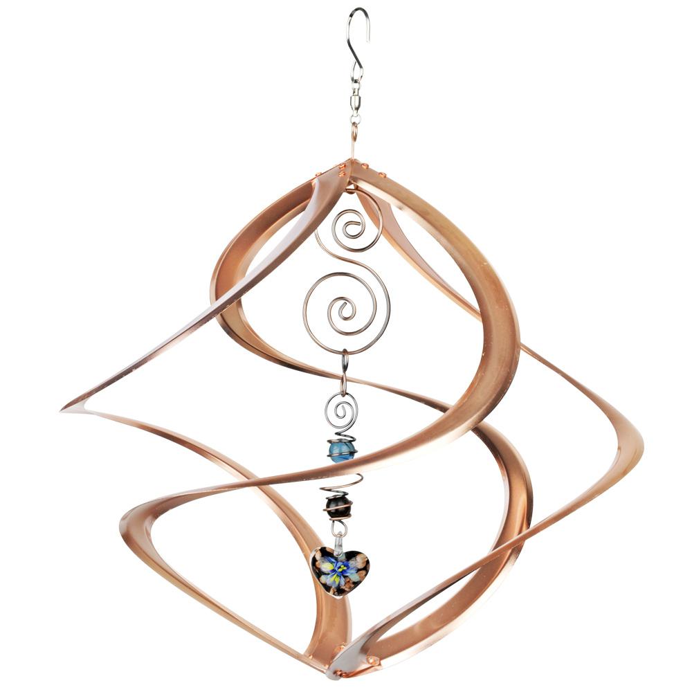 Toys Games Red Carpet Studios Cosmix Copper Spiral Planet Wind Sculpture 31054 Wind Spinners Toys Games Sports Outdoor Play