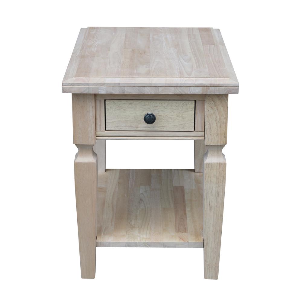 light colored end tables