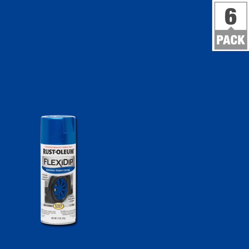 RustOleum FlexiDip 11 oz. Matte Cobalt Blue Removable Rubber Coating