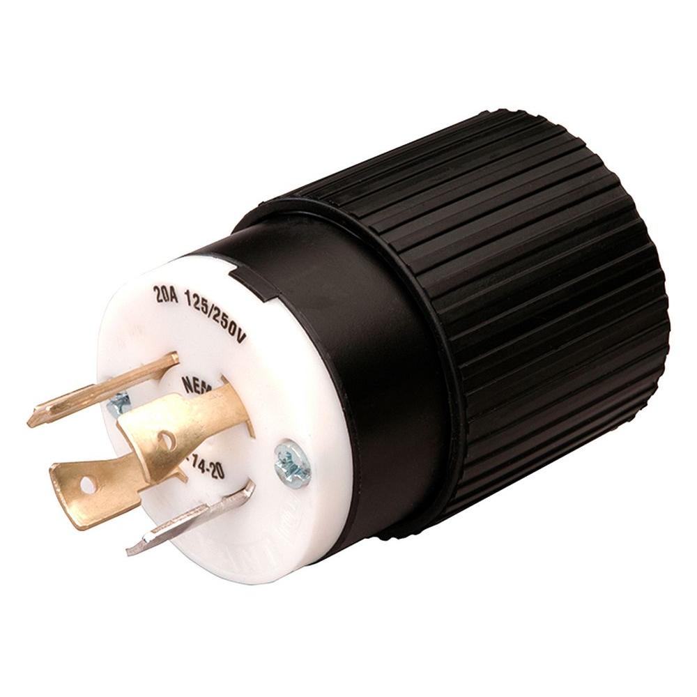 30A 125//250V L14-30 Twist Lock 4-Wire Electrical Female Plug Locking Male Set