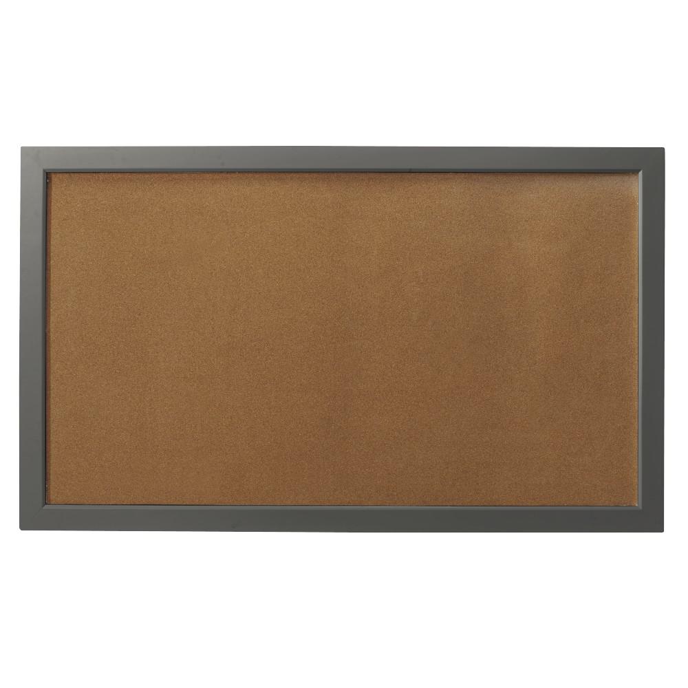 Unbranded Edinburgh 57 in. W x 34 in. H Modular Cork Board in Ivory ...