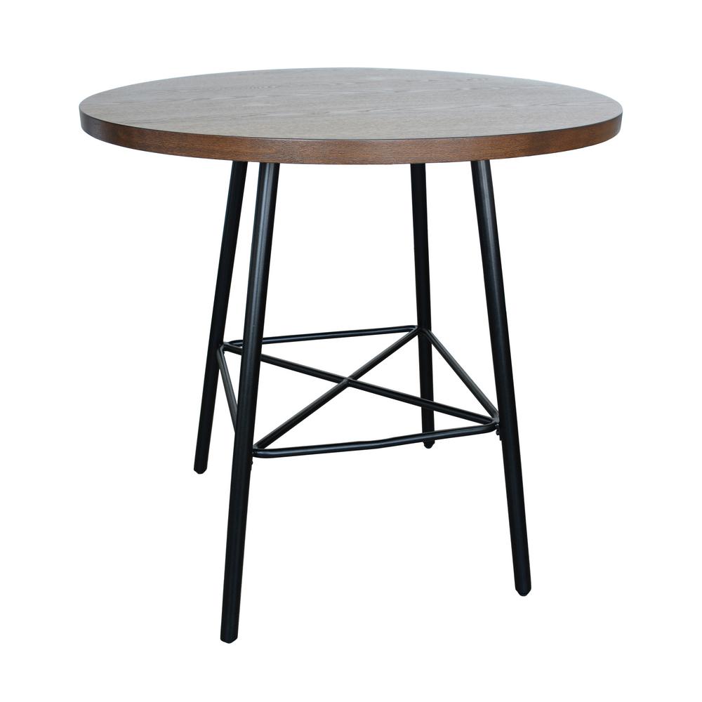 Carolina Forge Illona Elm 36 In Round Counter Height Bar Table Round Counter Height Bar Table