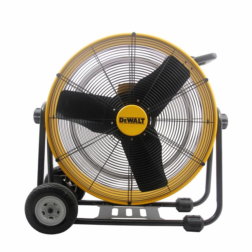 Photo 1 of 24 in. Heavy-Duty Drum Fan with Extra Long 12 ft. Power Cord and Stepless Speed Control
