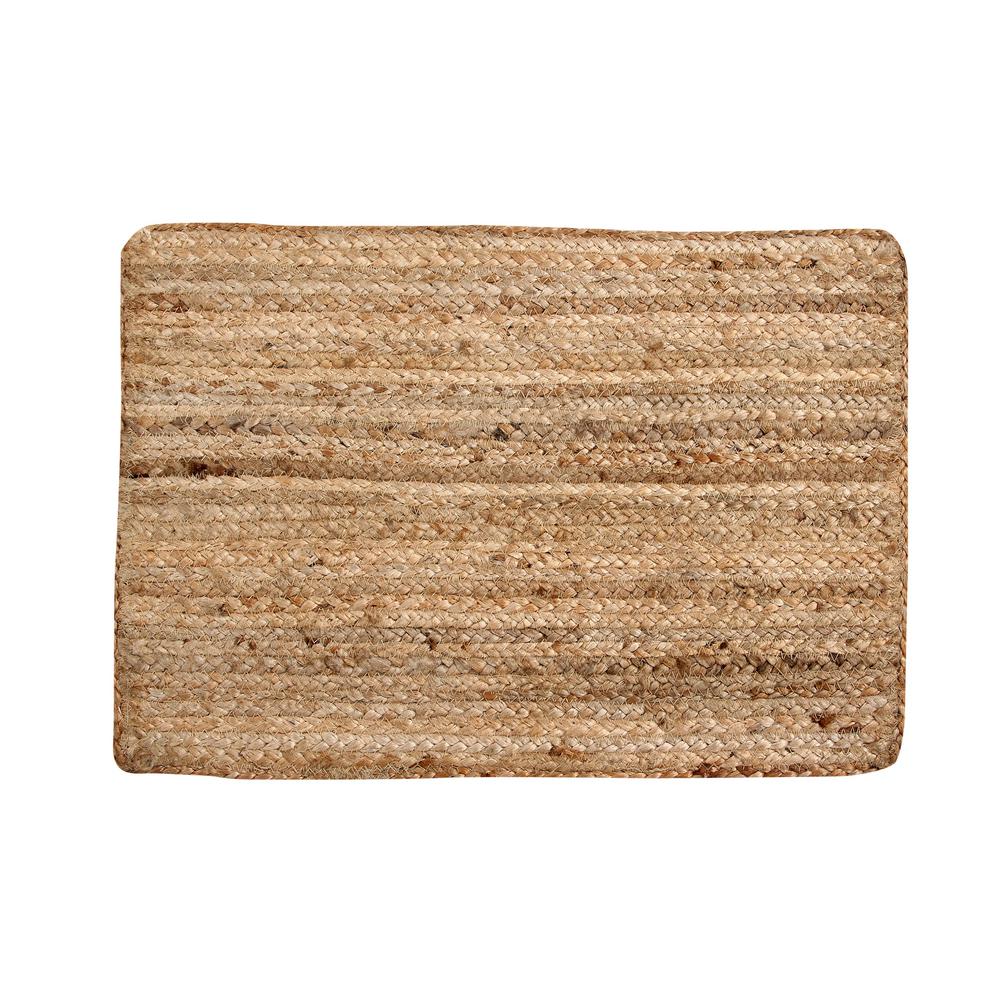 Better Trends Solid Jute Braided Natural Jute Table RunnerSS