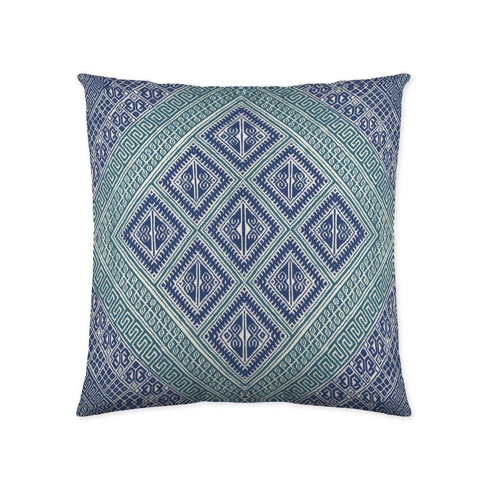 Kenzie Teal Geometric Polyester 18 In X Throw Pillow Set Of 2 Kenzie Teal Geometric Polyester 18 In X Throw Pillow Set Of 2