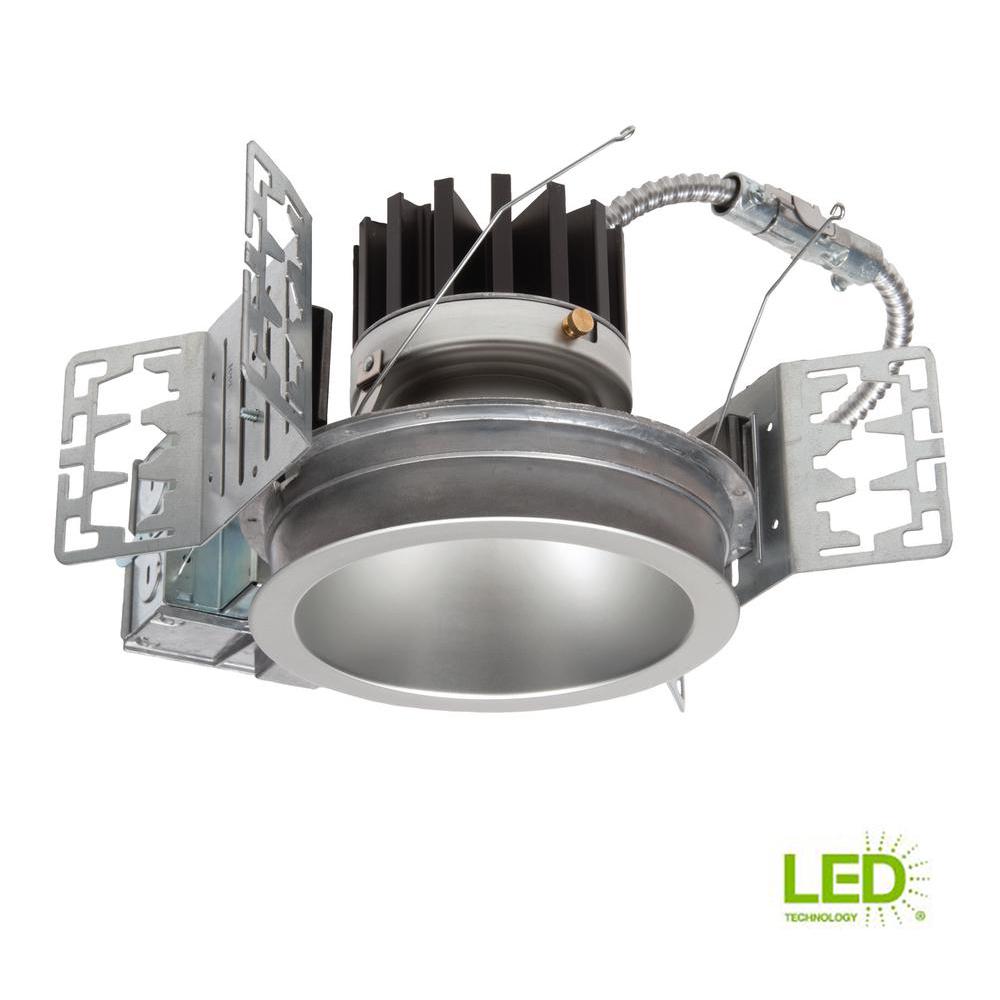 Aluminum Lighting The Home Depot Ld4b 4 In Integrated Led Recessed Ceiling Light Fixture Power Module Kit At 3500k Bright