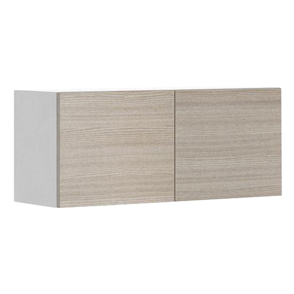 Fabritec Ready to Assemble 30x30x12.5 in. Geneva Wall in White