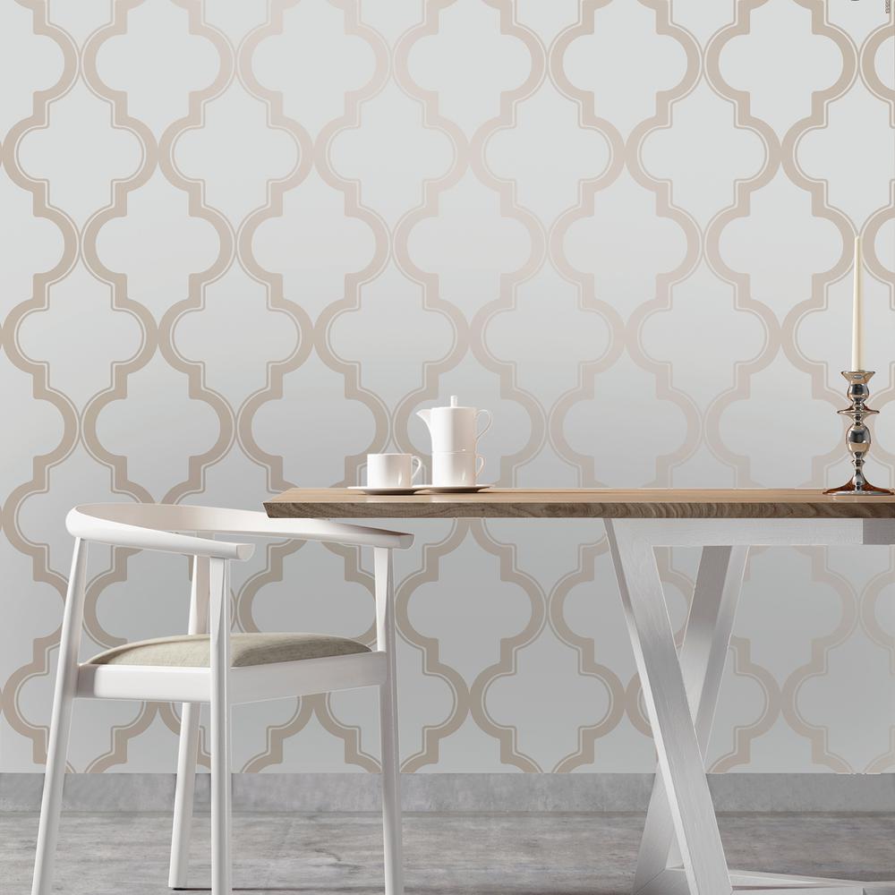 Tempaper Bronze Grey Marrakesh Wallpaper-MA083 - The Home ...