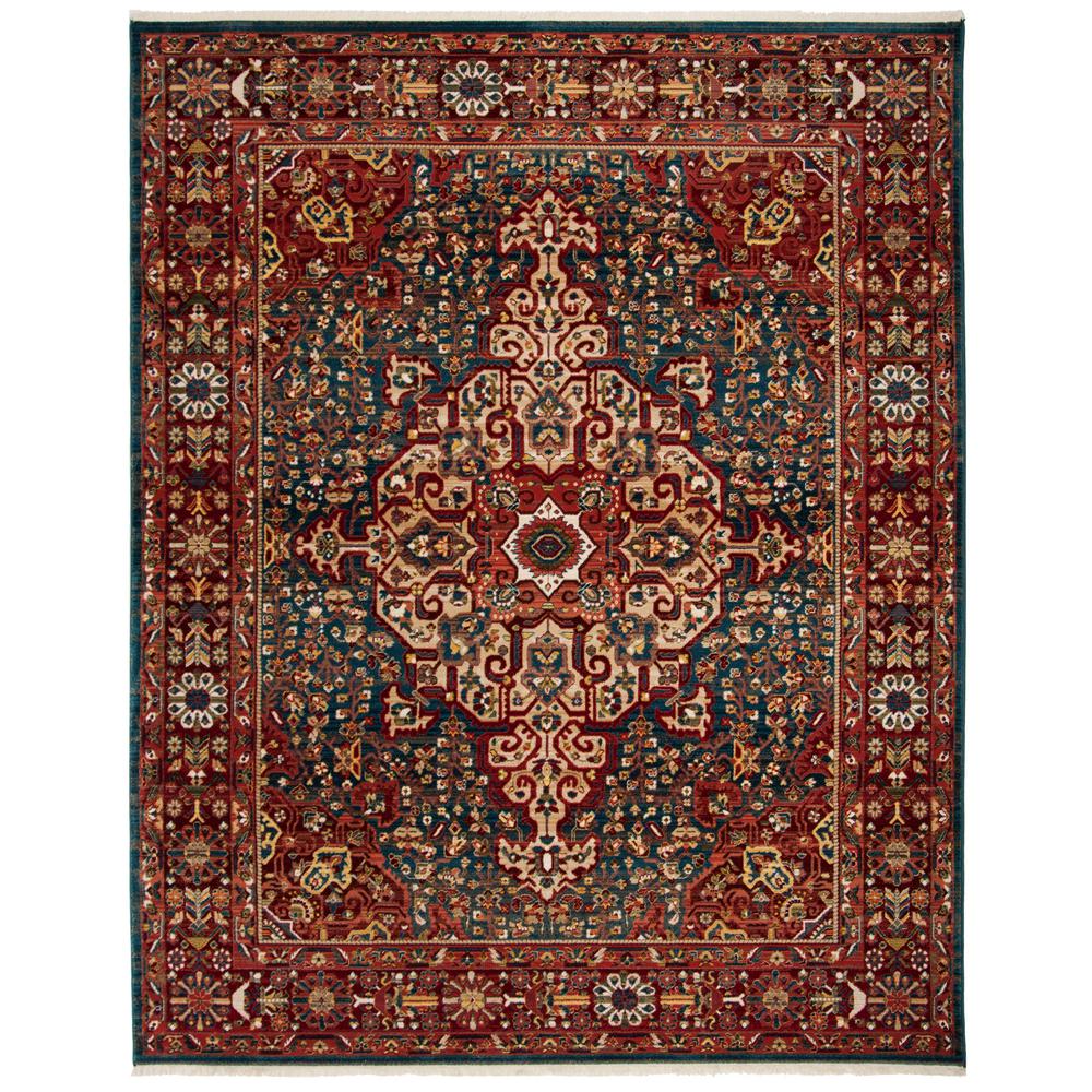Safavieh Kashan Blue Red 9 Ft X 12 Area Rug