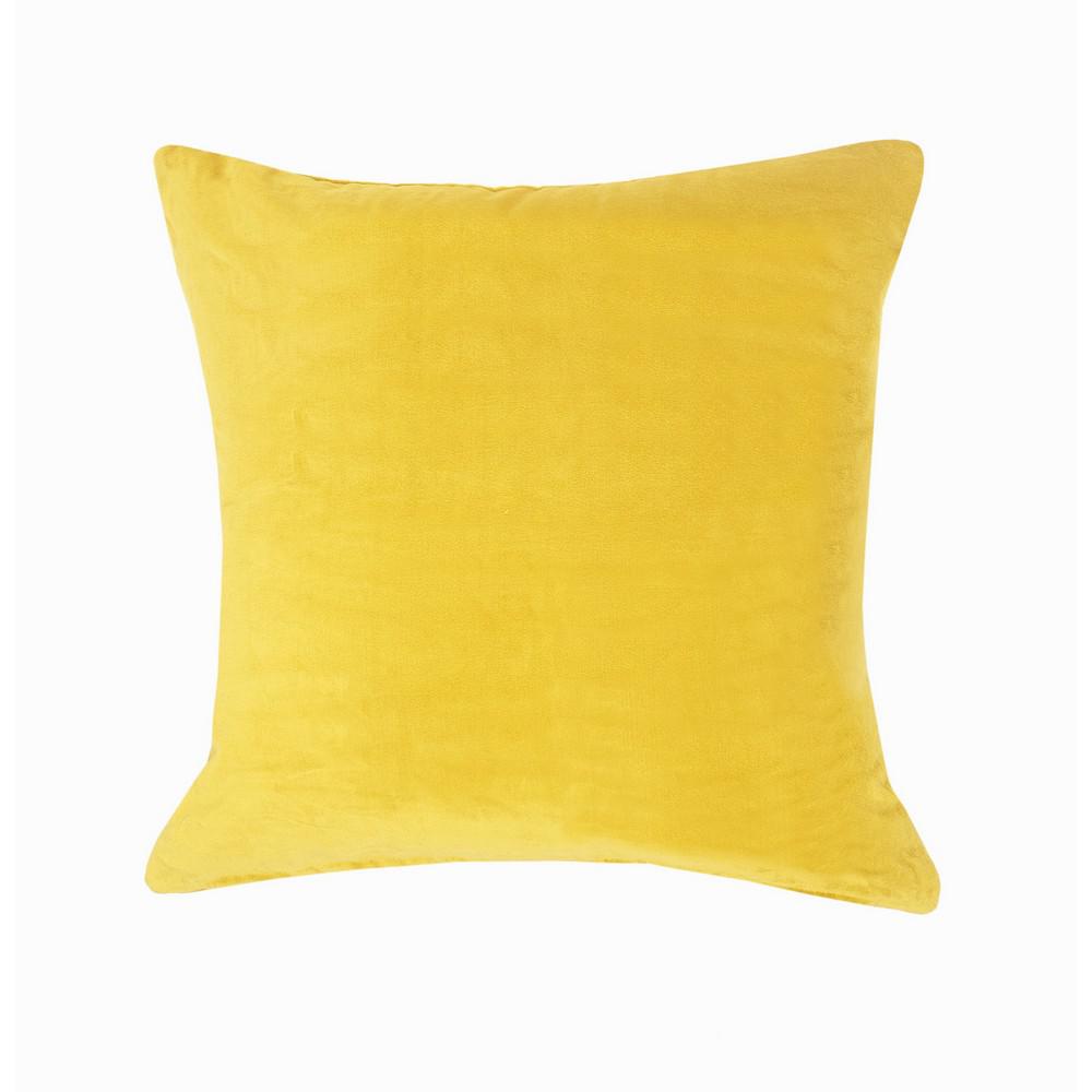 LR Home Wisdom Lemon Yellow Solid Soft 