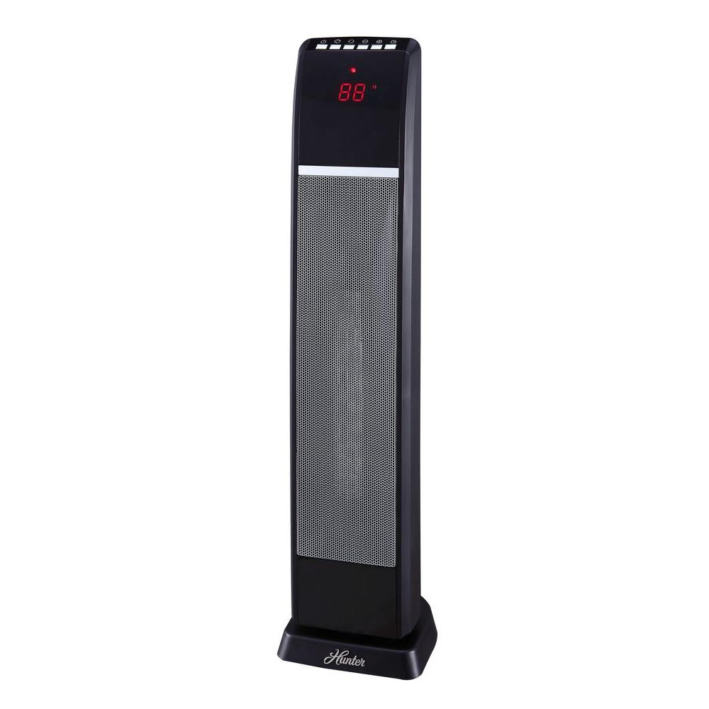 Hunter tower. Tower Heater. Hyundai 2400w Tower Heater with RC Black.