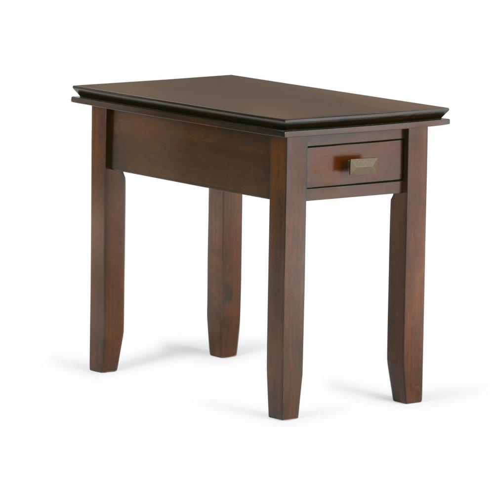 Simpli Home Artisan Solid Wood 14 In Wide Contemporary