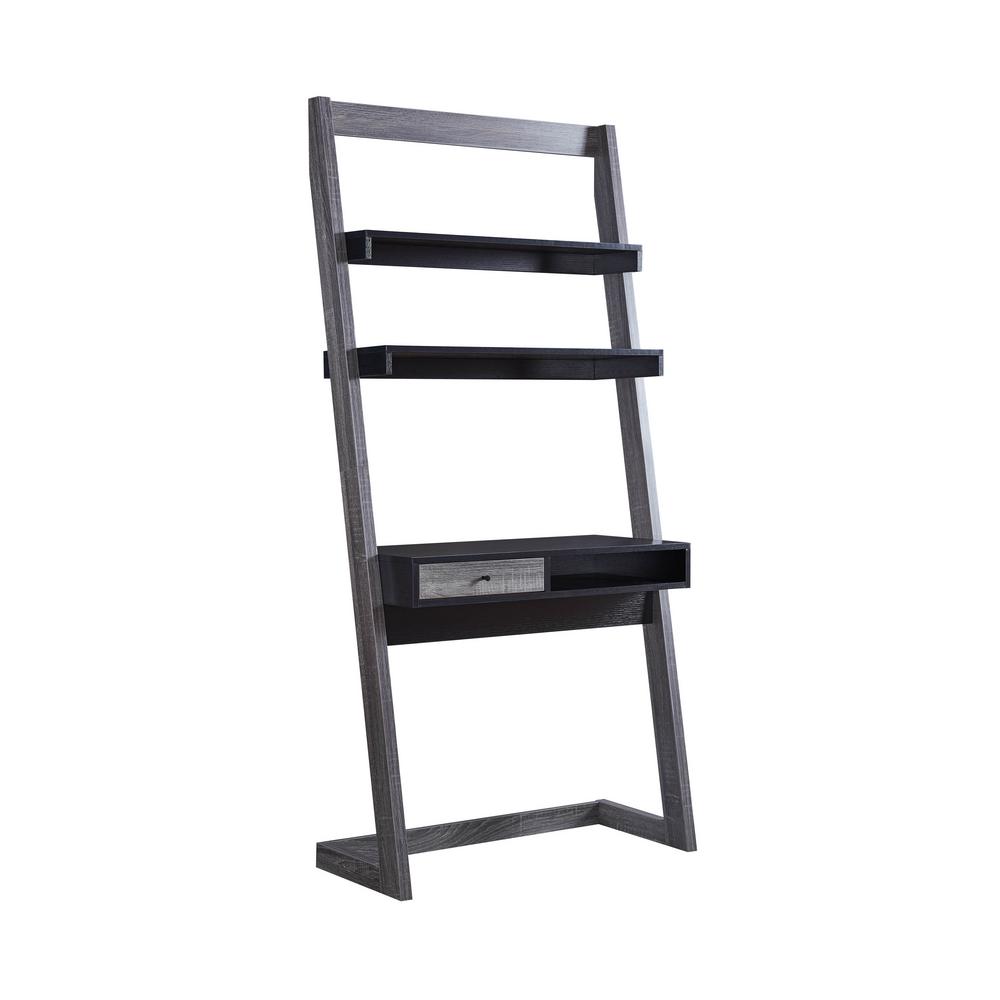 black ladder desk