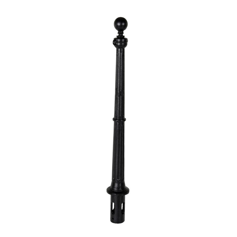 Vestil 39 in. x 5 in. Dia. Pour In Place Ductile Iron Decorative BollardsBOLCI395 The Home
