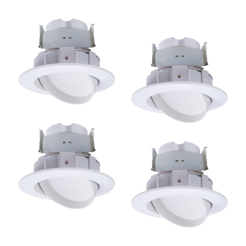 Halo 4 In 2700k 5000k White Integrated Led Recessed Light Adjule Gimbal Retrofit Trim With Selectable Cct Pack Halo 4 In 2700k 5000k White Integrated Led Recessed Light Adjule Gimbal Retrofit Trim With Selectable Cct Pack