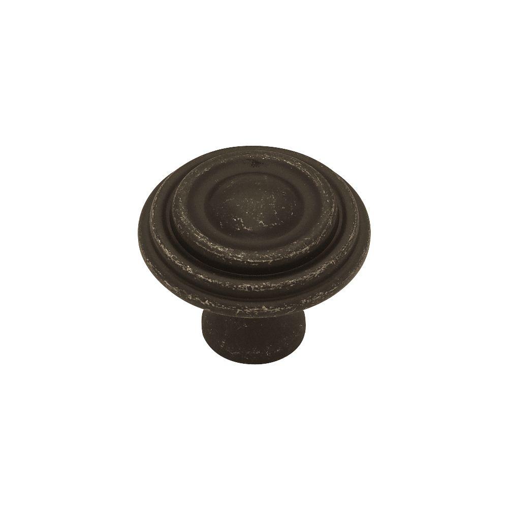 Liberty Classic Circles 11/2 in. (38mm) Tumbled Dark Gunmetal Round