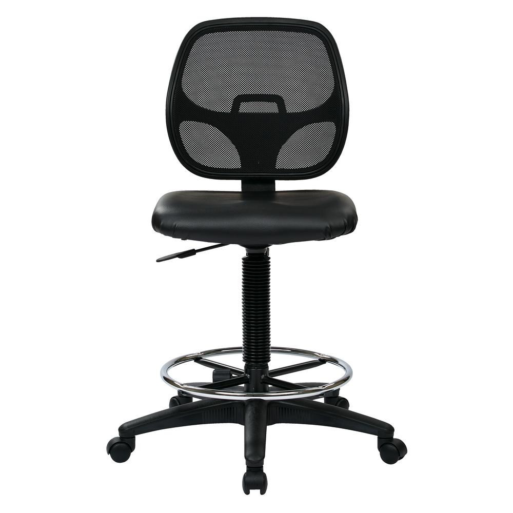 Office Star Products Black Drafting Chair Dc2990v The Home Depot
