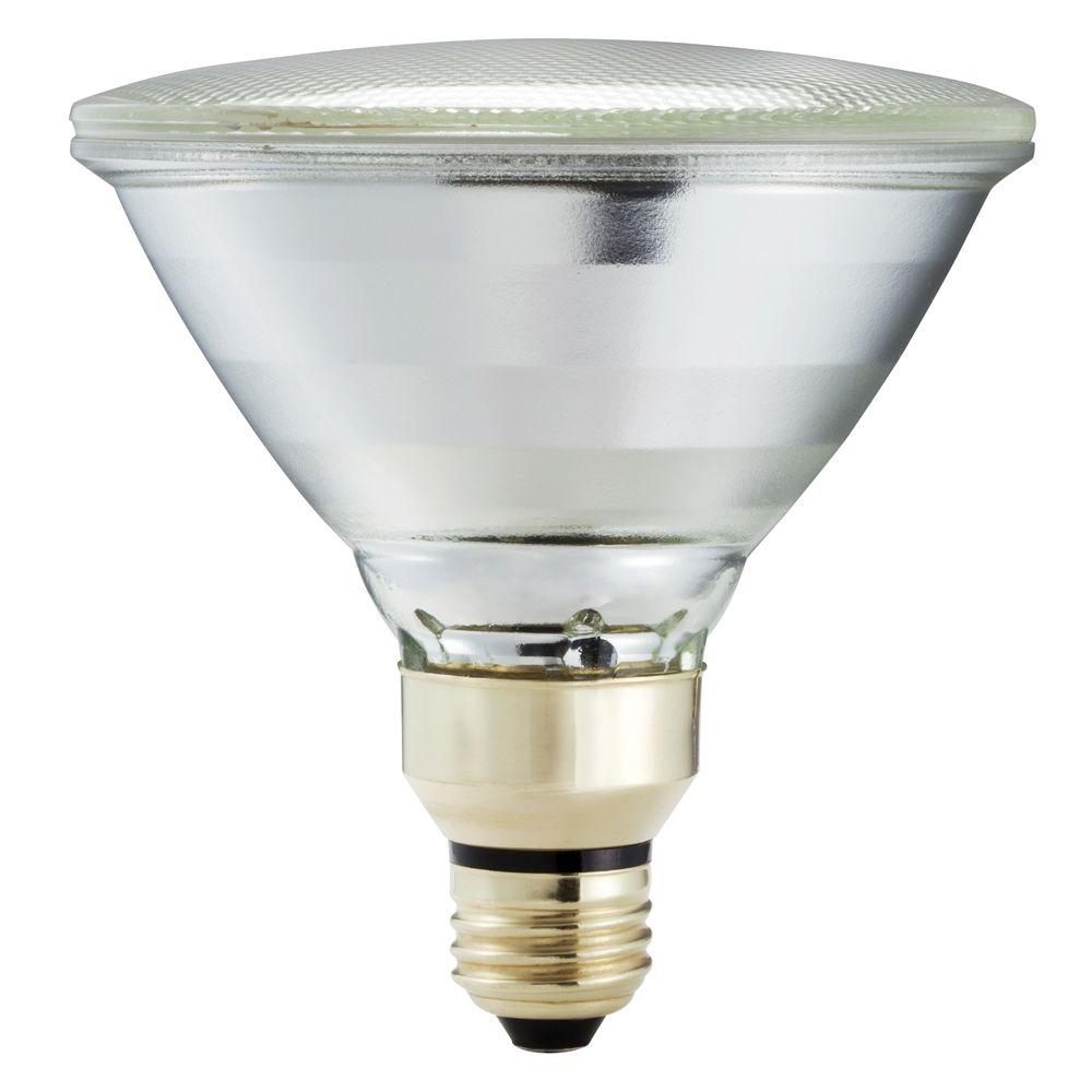 Par38 Flood And Spot Halogen Bulbs Light The Home Depot 70 Watt Equivalent Halogen Par38 Indoor Outdoor Long Life Spotlight Bulb