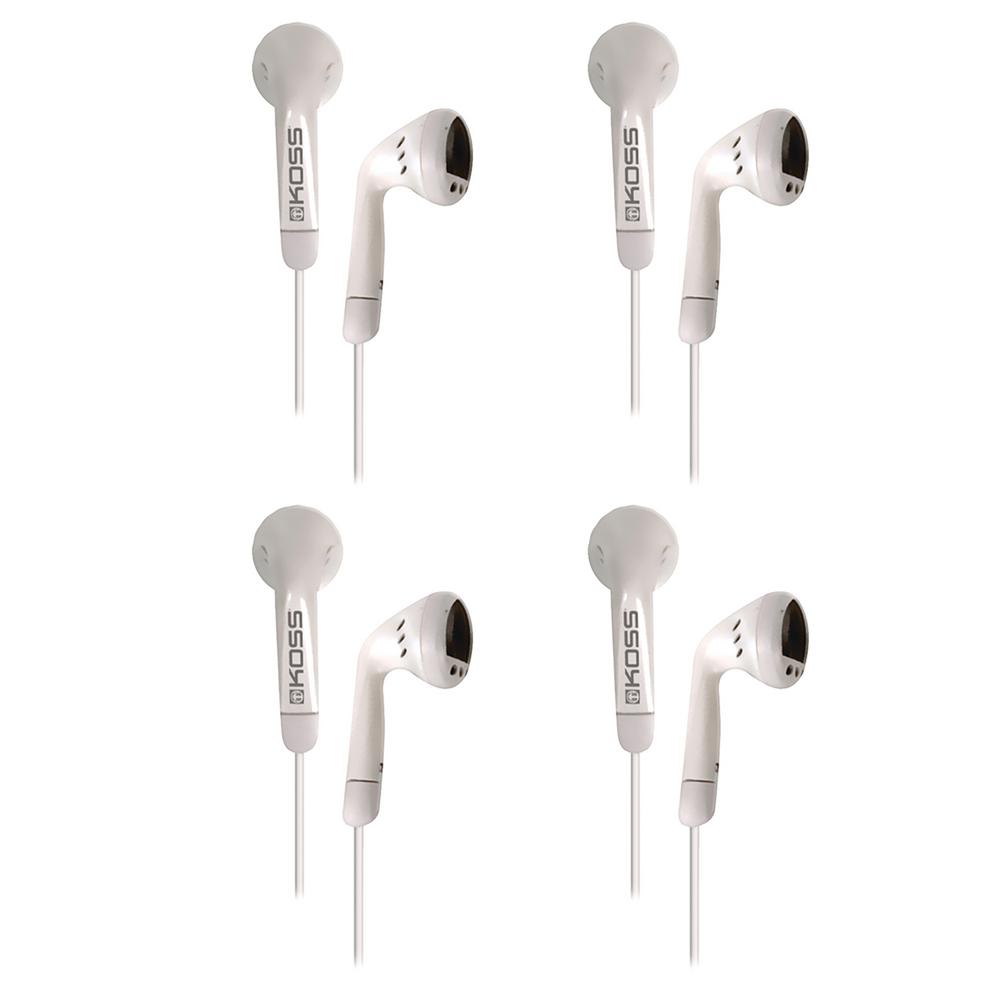 Koss KE5 Earbuds in White (2Pack)843631121214 The Home Depot