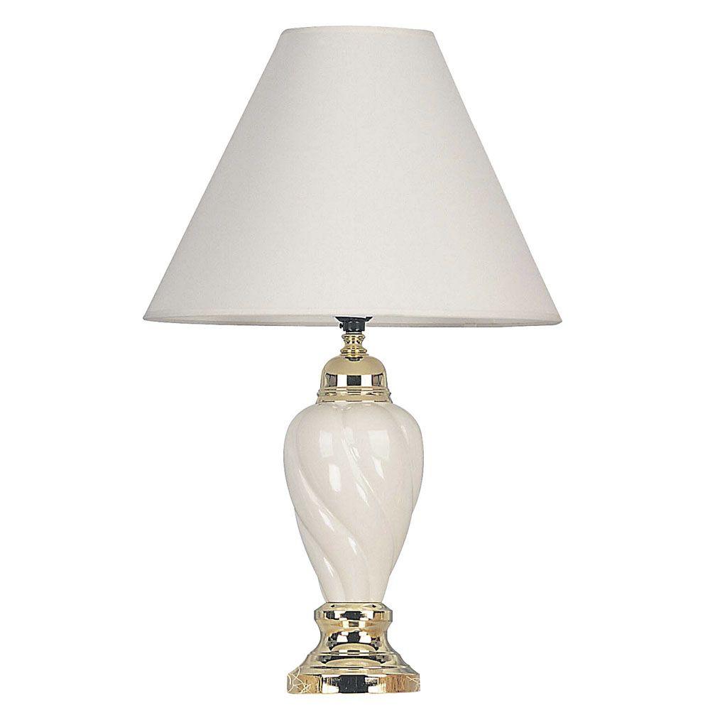 Ceramic Ivory Table Lamp-6116IV 
