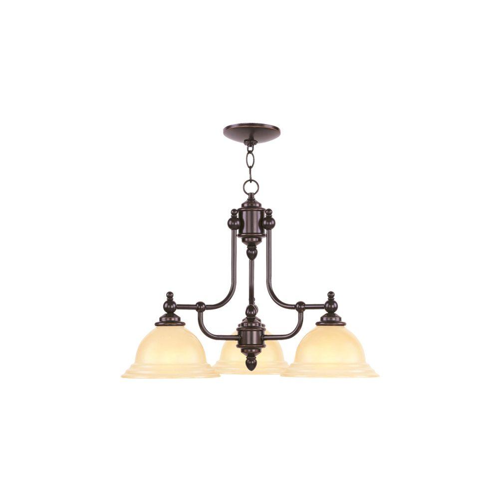 Thomas Lighting Wright 3 Light Espresso Chandelier With Champagne 3 Light Olde Bronze Chandelier With Iced Champagne Glass Shade