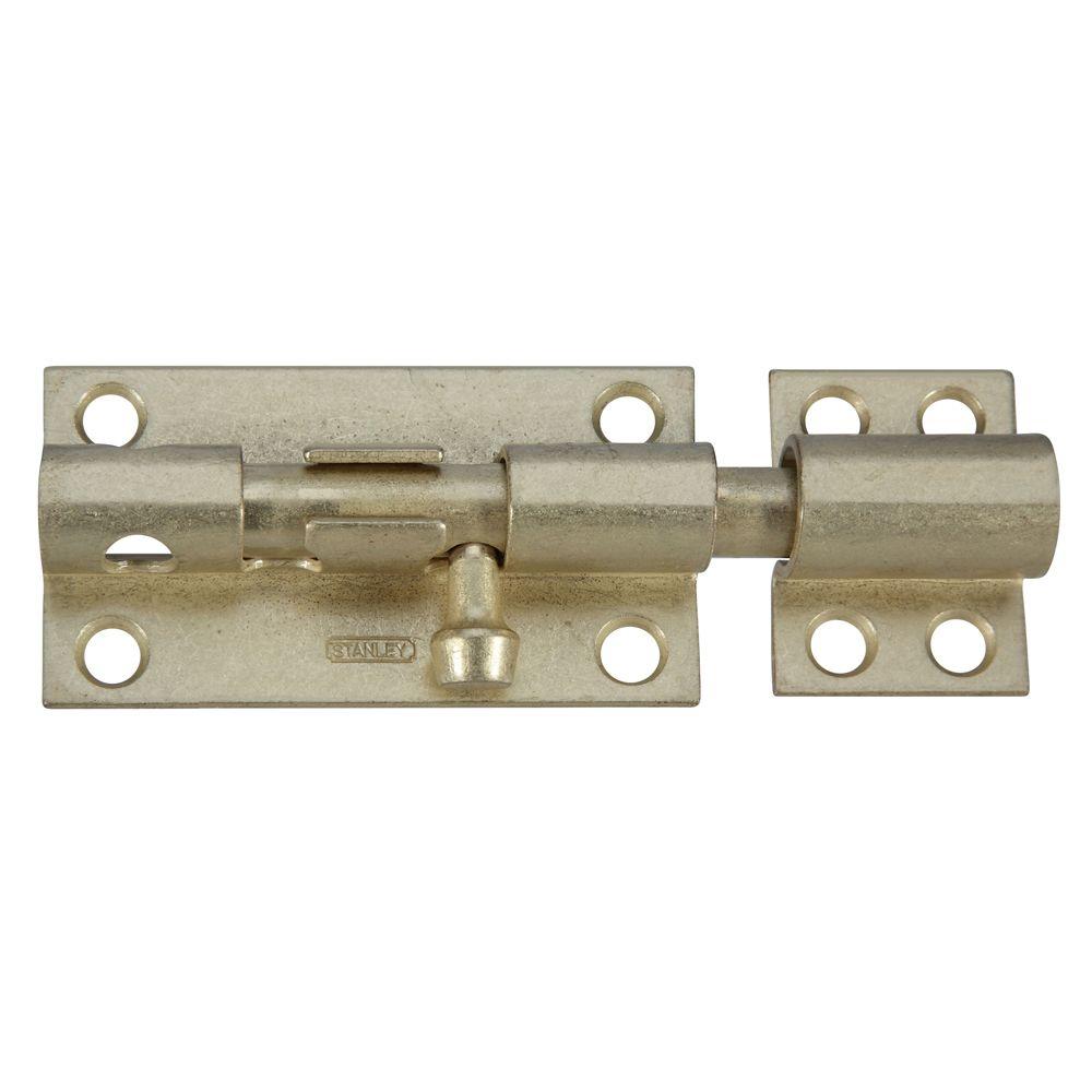 StanleyNational Hardware 4 in. Satin Brass Heavy Barrel Bolt with