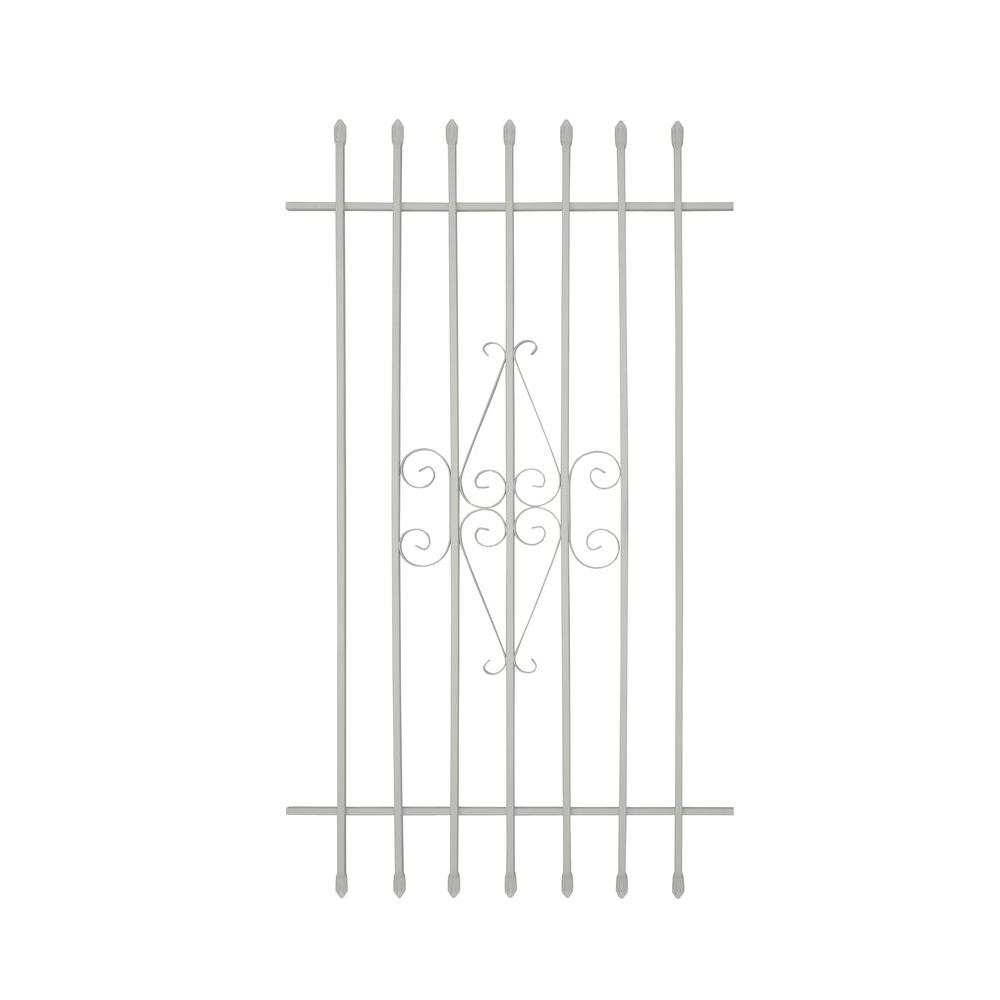 Unique Home Designs 24 In X 54 In Su Casa Black 5 Bar Window