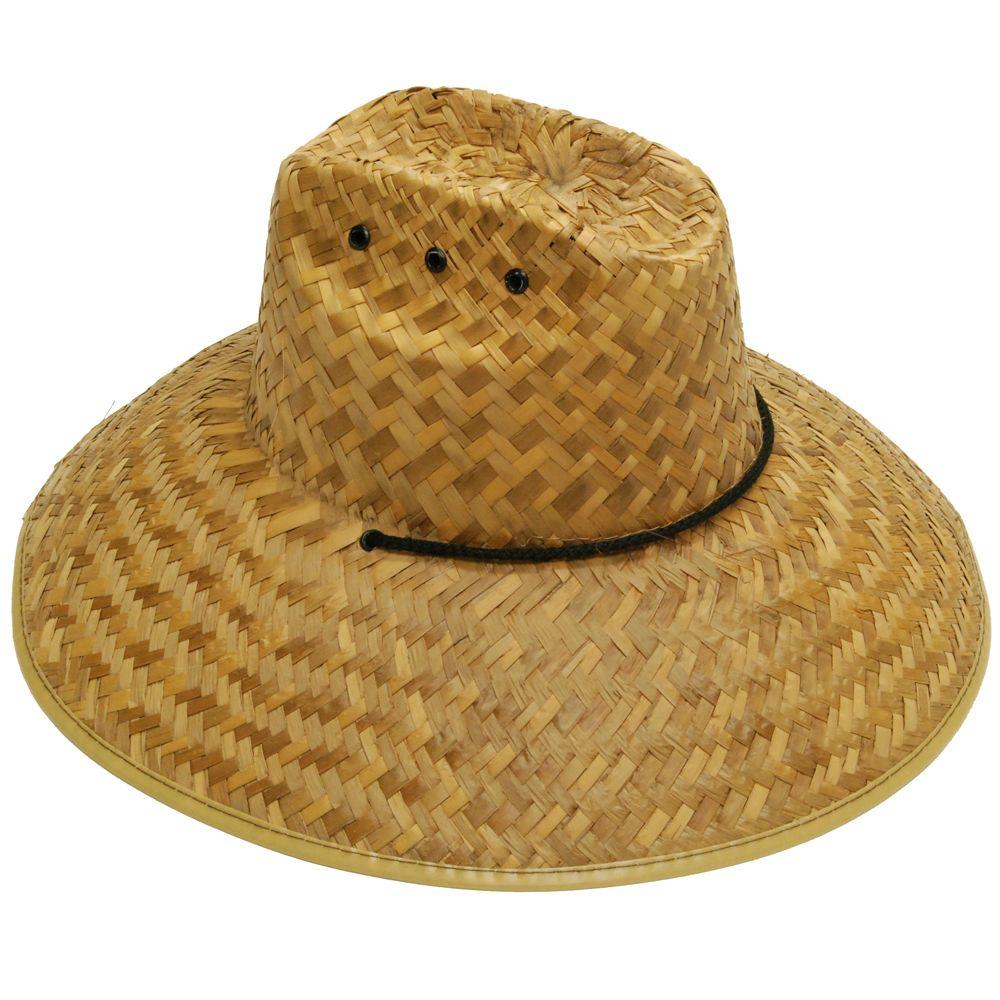 UPC 038398000012 product image for Men's Straw Hat in Brown MS0001 | upcitemdb.com