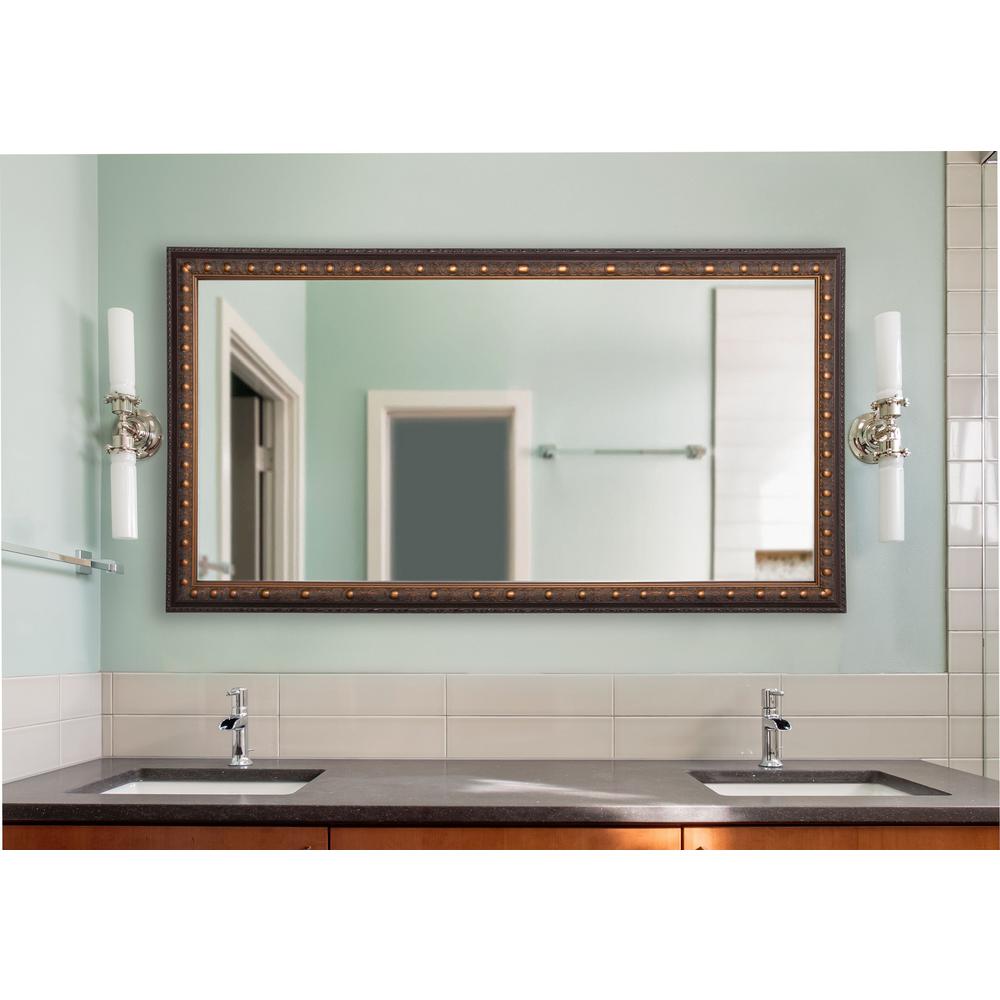 Unbranded 30 In W X 65 In H Framed Rectangular Bathroom Vanity Mirror In Bronze Dv042m The Home Depot