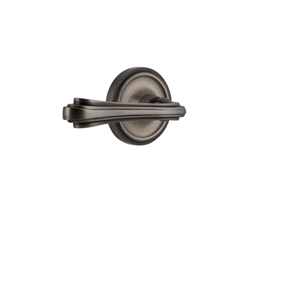 Nostalgic Warehouse Classic Rose Antique Pewter Double Dummy Fleur