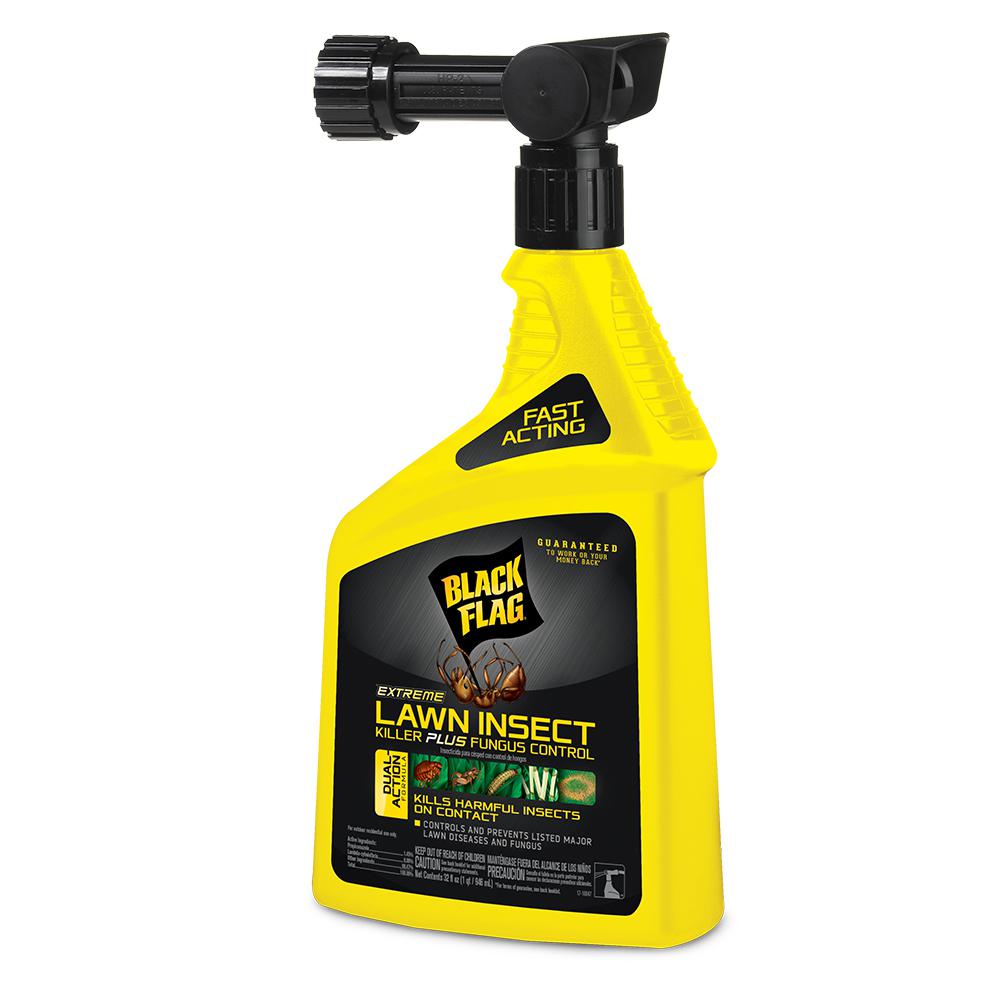 Black Flag Extreme 32 oz. ReadytoSpray Lawn Insect Killer Plus Fungus ControlHG11111 The