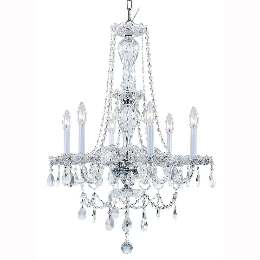 Hampton Bay Crystal Chandelier