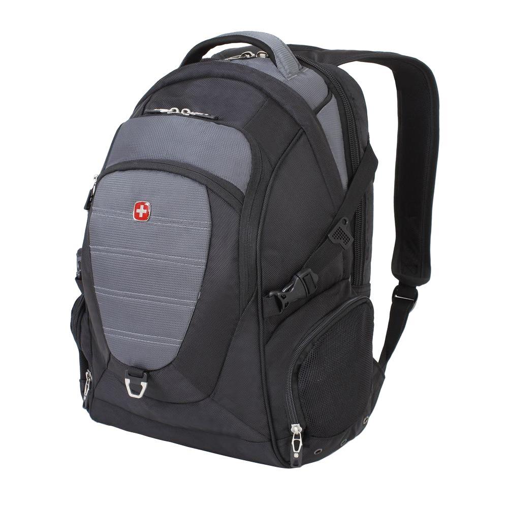 SWISSGEAR 18.5 in. Black and Grey Computer Backpack