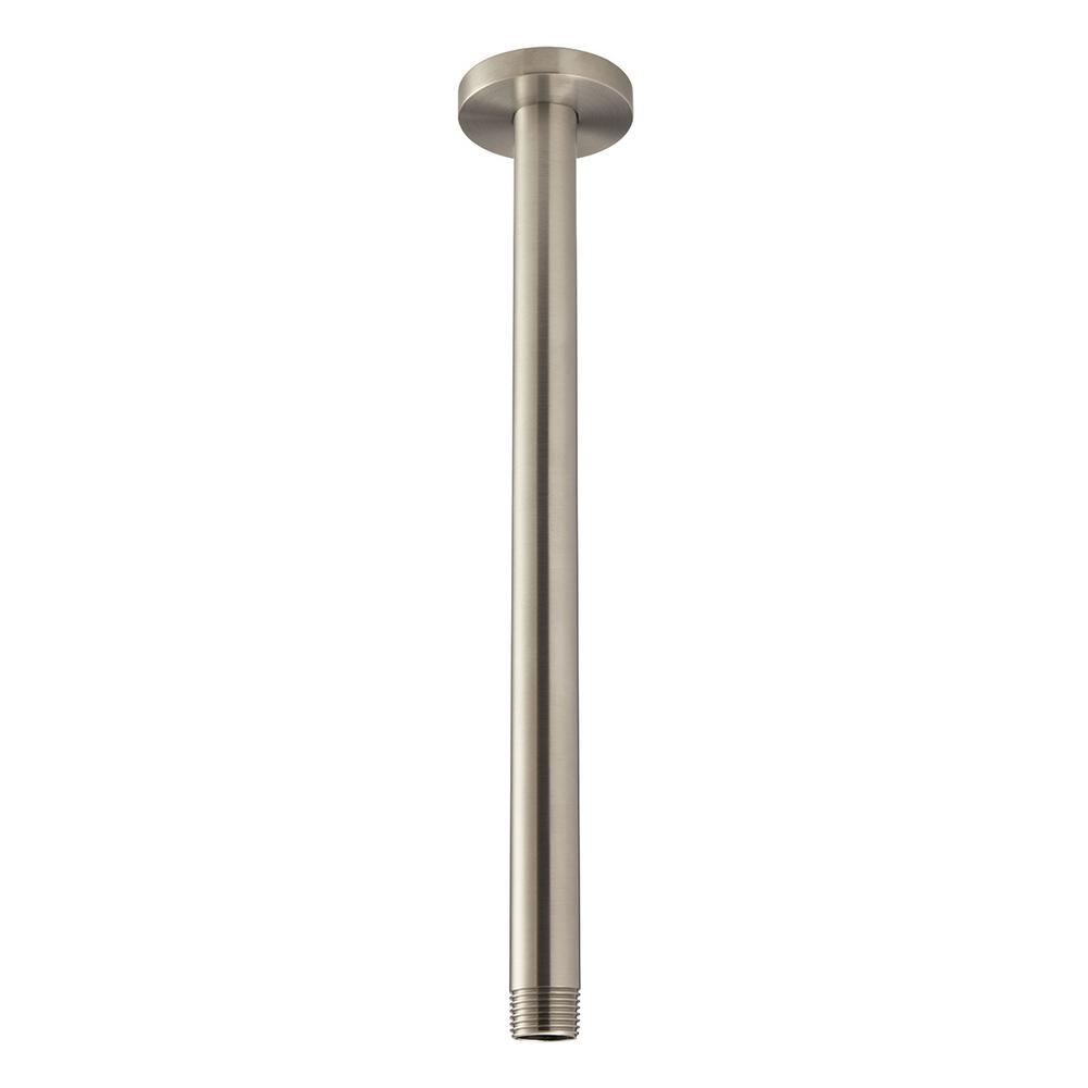 Speakman 12 In Ceiling Mounted Rain Shower Arm And Brushed Nickel S 2581 Bn The Home Depot - Extended Shower Arm Brushed Nickel Speakman 12 In Ceiling Mounted Rain Shower Arm And Brushed Nickel S 2581 Bn The Home Depot - Extended Shower Arm Brushed Nickel