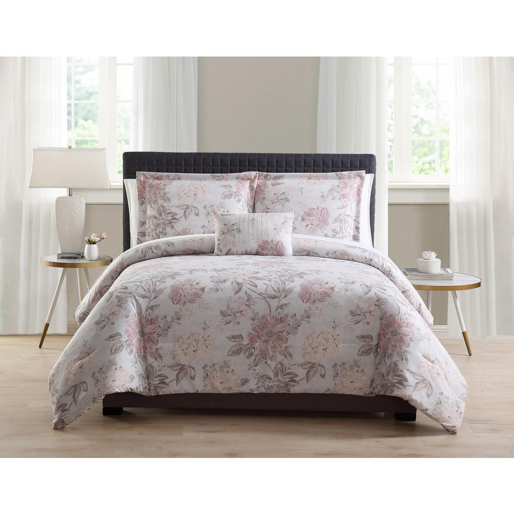 Truly Soft Everyday 3 Piece Blush Full Queen Duvet Cover Set