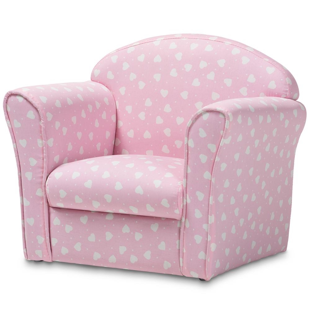 kids pink armchair