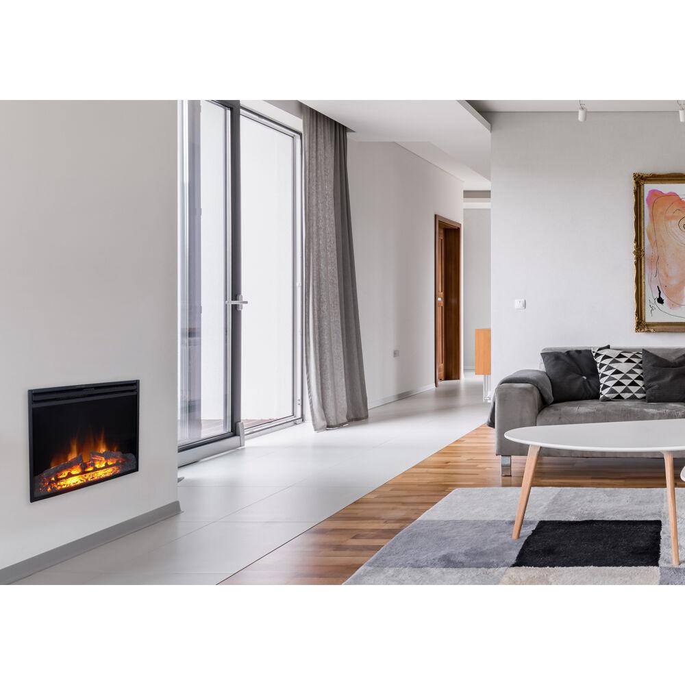Xtremepowerus 33 In 1400 Watt Black Electric Firebox Fireplace Heater Insert Glass Panel With Remote Control 95146 The Home Depot - 33 Curved Fireplace Insert Xtremepowerus 33 In 1400 Watt Black Electric Firebox Fireplace Heater Insert Glass Panel With Remote Control 95146 The Home Depot - 33 Curved Fireplace Insert