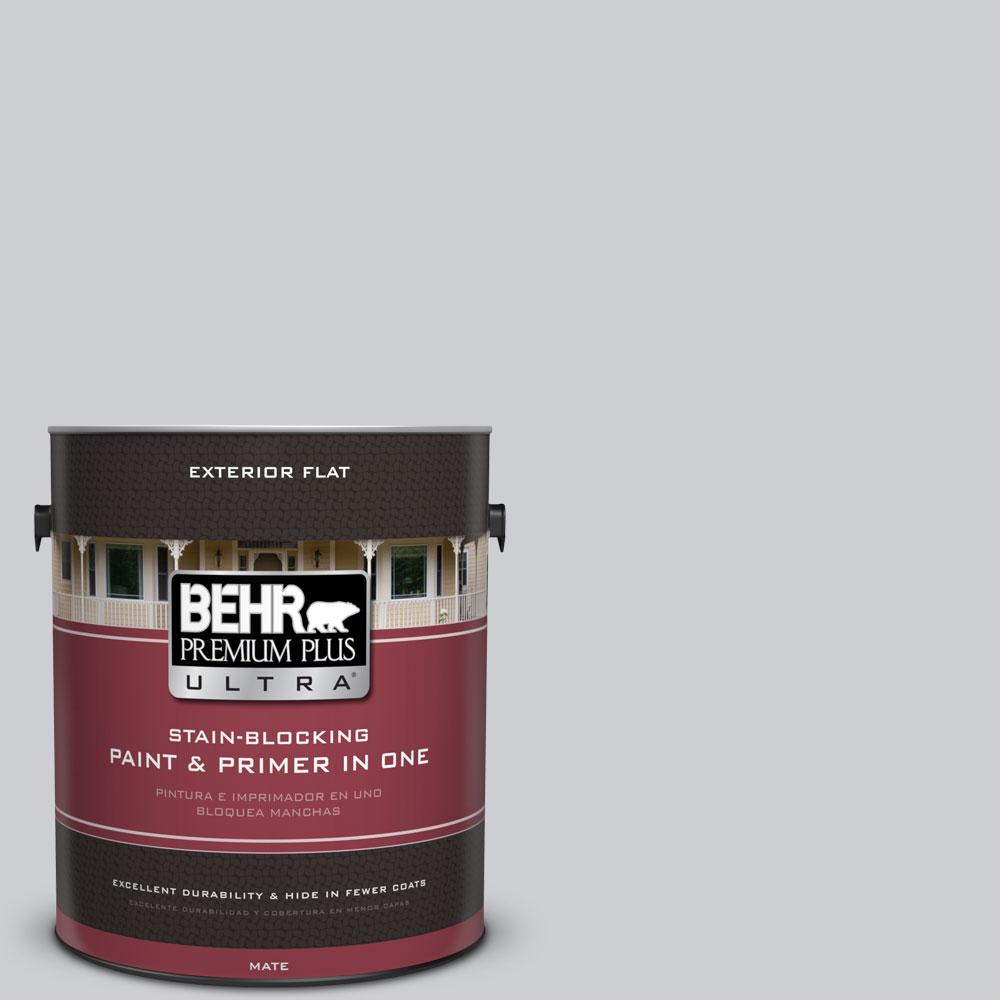 BEHR Premium Plus Ultra 1gal. 760E2 Manhattan Mist Flat Exterior