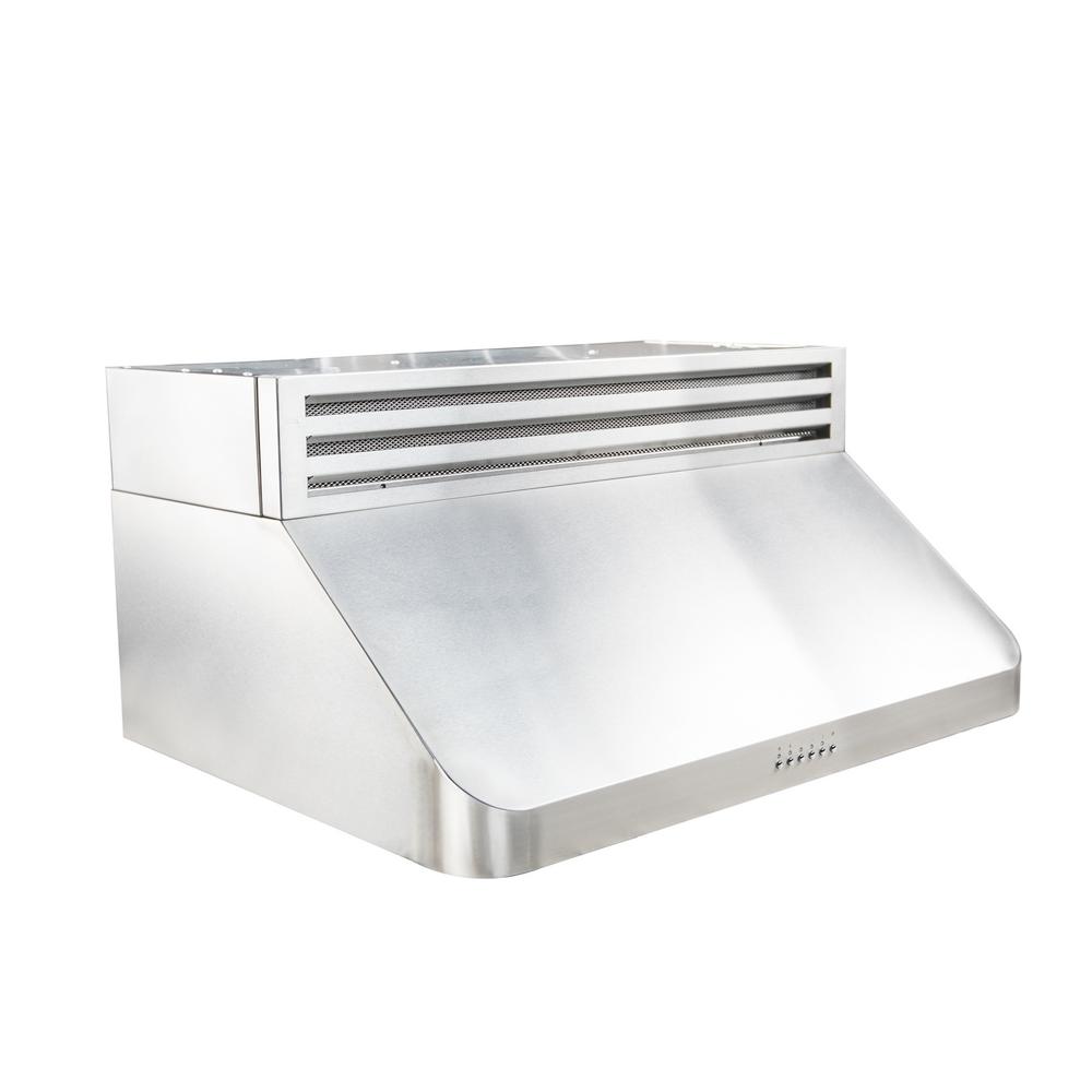 Zline Kitchen And Bath 30 In 900 Cfm Recirculating Under Cabinet 900 Cfm Recirculating Under Cabinet Range Hood In Stainless Steel