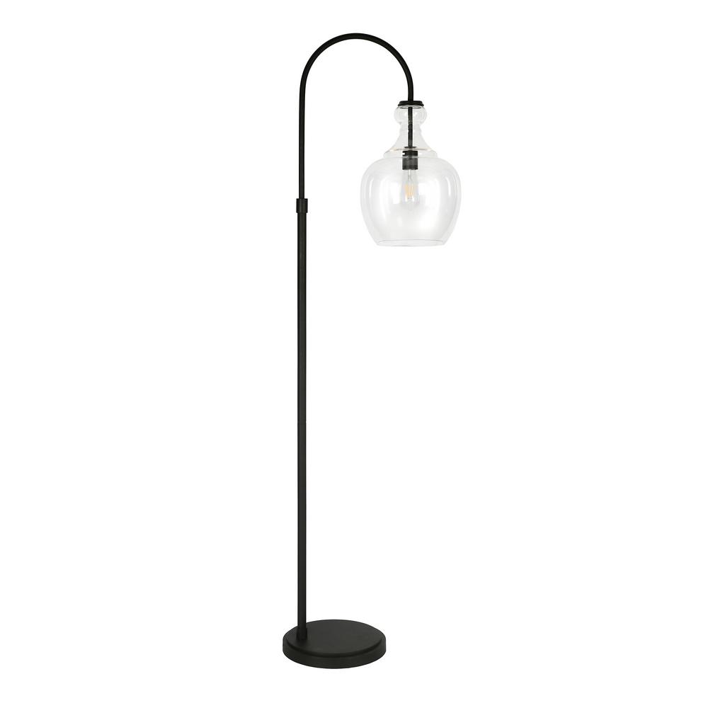 glass dome floor lamp