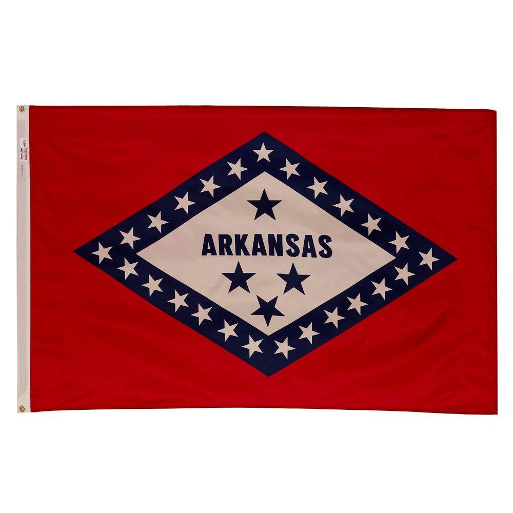 Valley Flag 3 ft. x 5 ft. Nylon Arkansas State FlagAR3 The