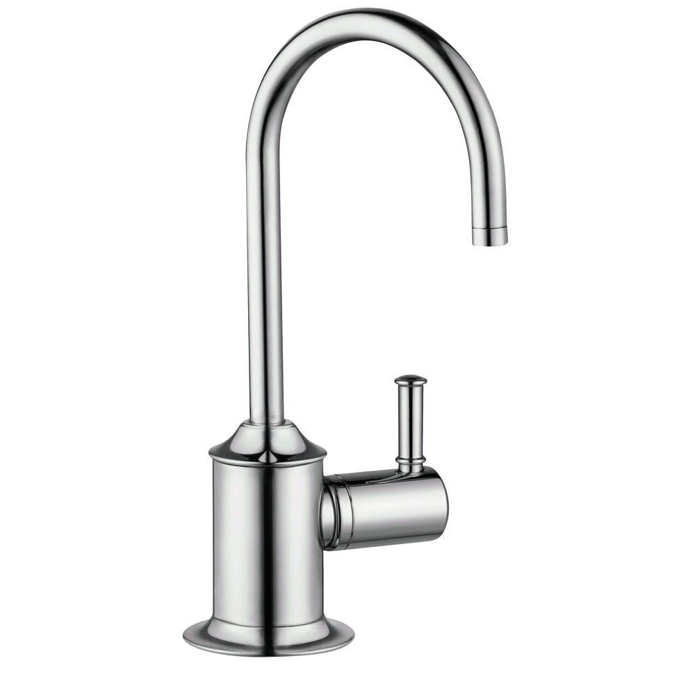 Hansgrohe 1 Handle Hot Water Dispenser Faucet In Polished Nickel