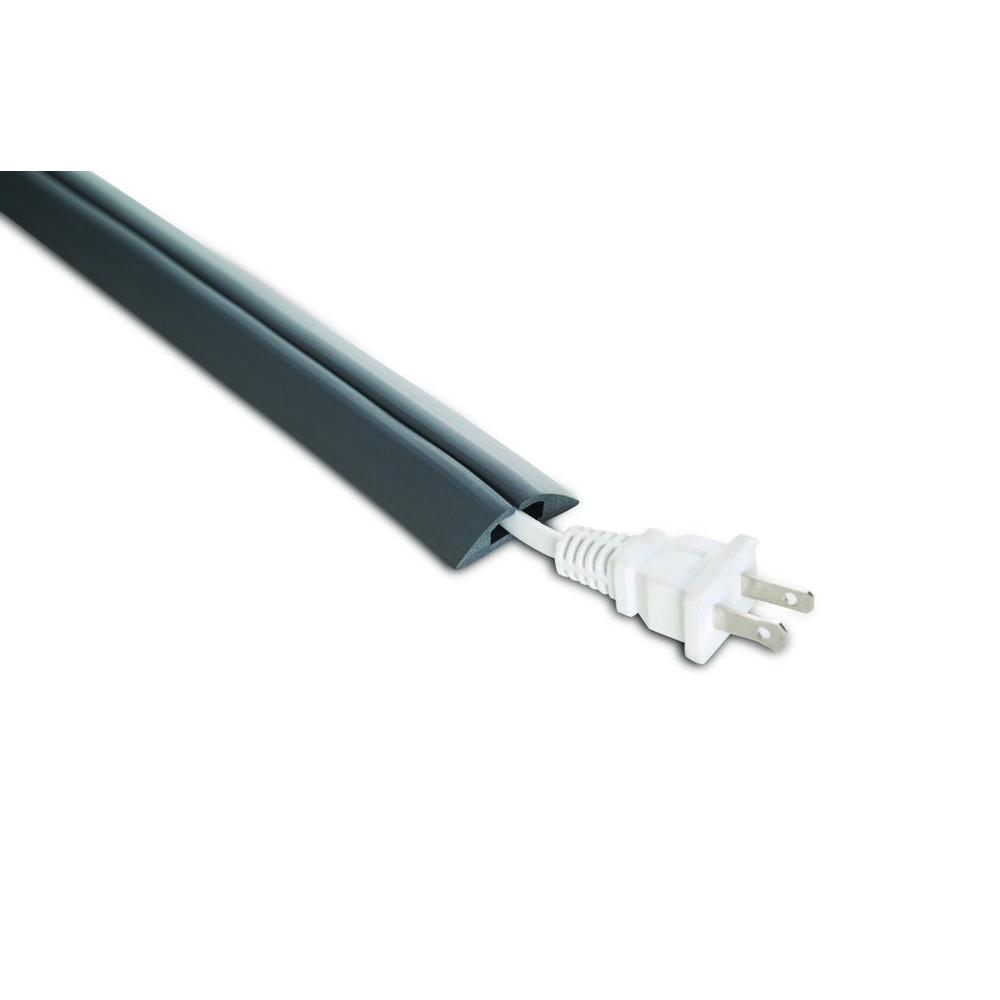 Ut Wire 5 Ft Compact Cord Protector And Cover Grey