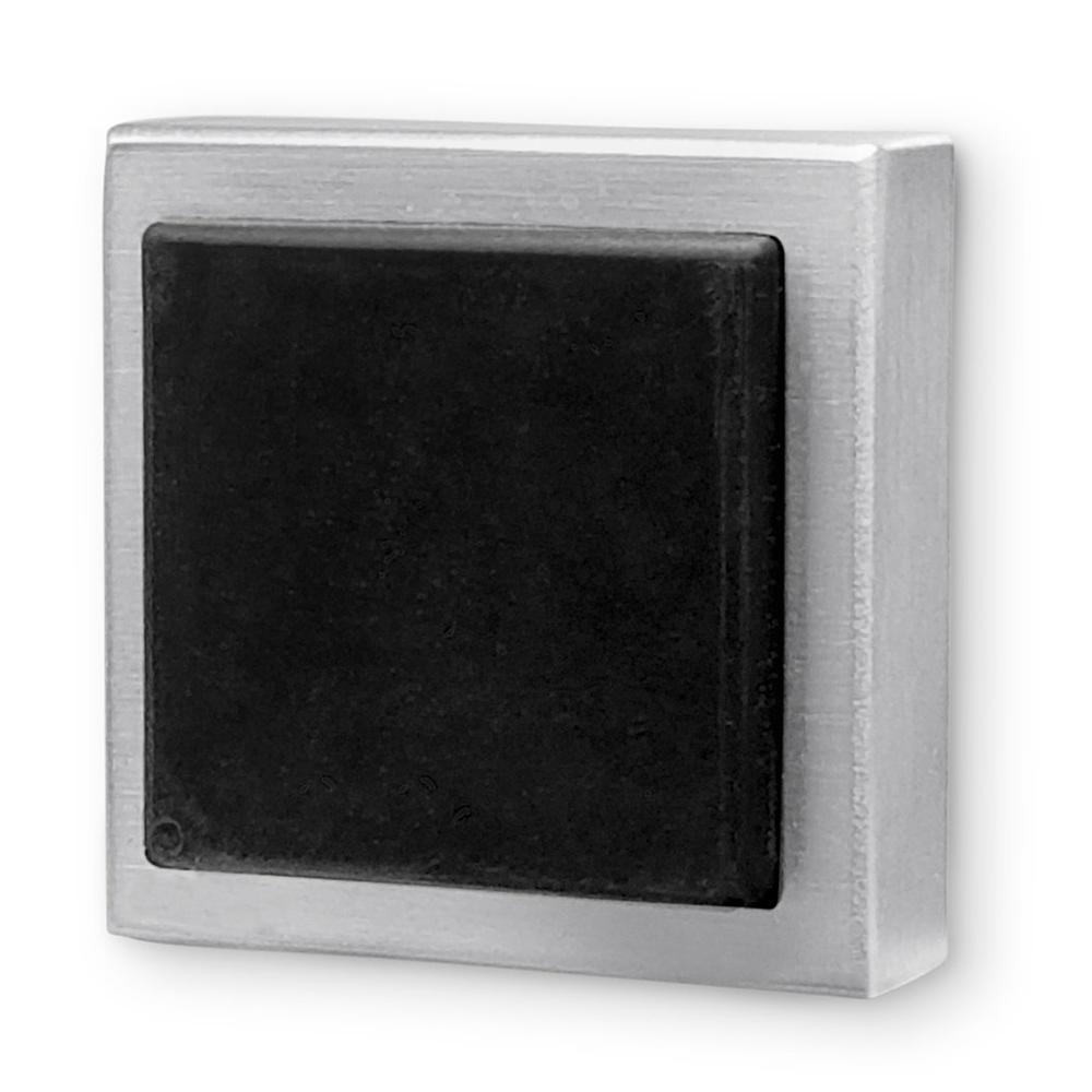 Strongar Square Brushed Satin Stainless Steel Wall Mounted Stop