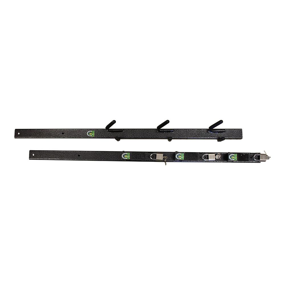 3 Place Lockable Open Trailer String Trimmer Rack with 3 lb. Trim Line Spool...