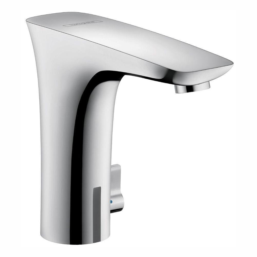 Hansgrohe Puravida Electronic Single Hole Touchless Bathroom Faucet With Temperature Control In Chrome