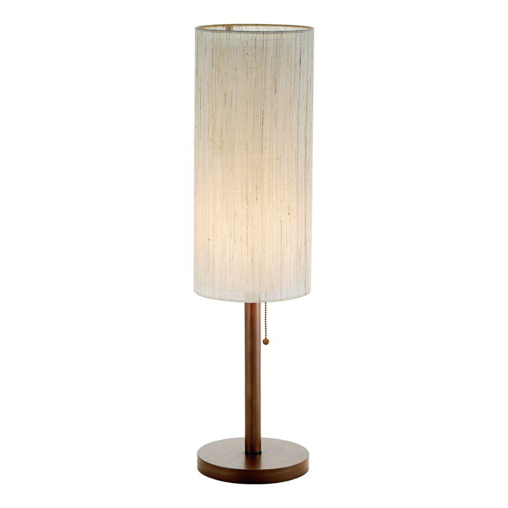 Adesso Hamptons 31 In Walnut Table Lamp 3337 15 The Home Depot Hamptons 31 In Walnut Table Lamp