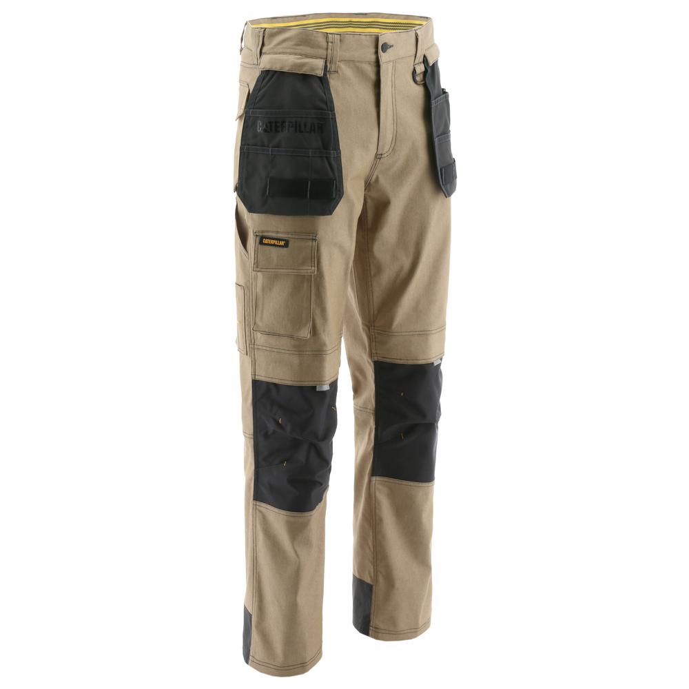 stretch cargo work trousers