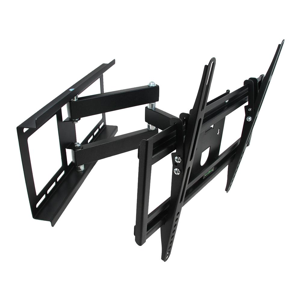 Telescoping Tv Wall Mounts Av Accessories The Home Depot Full Motion Television Wall Mount In Black